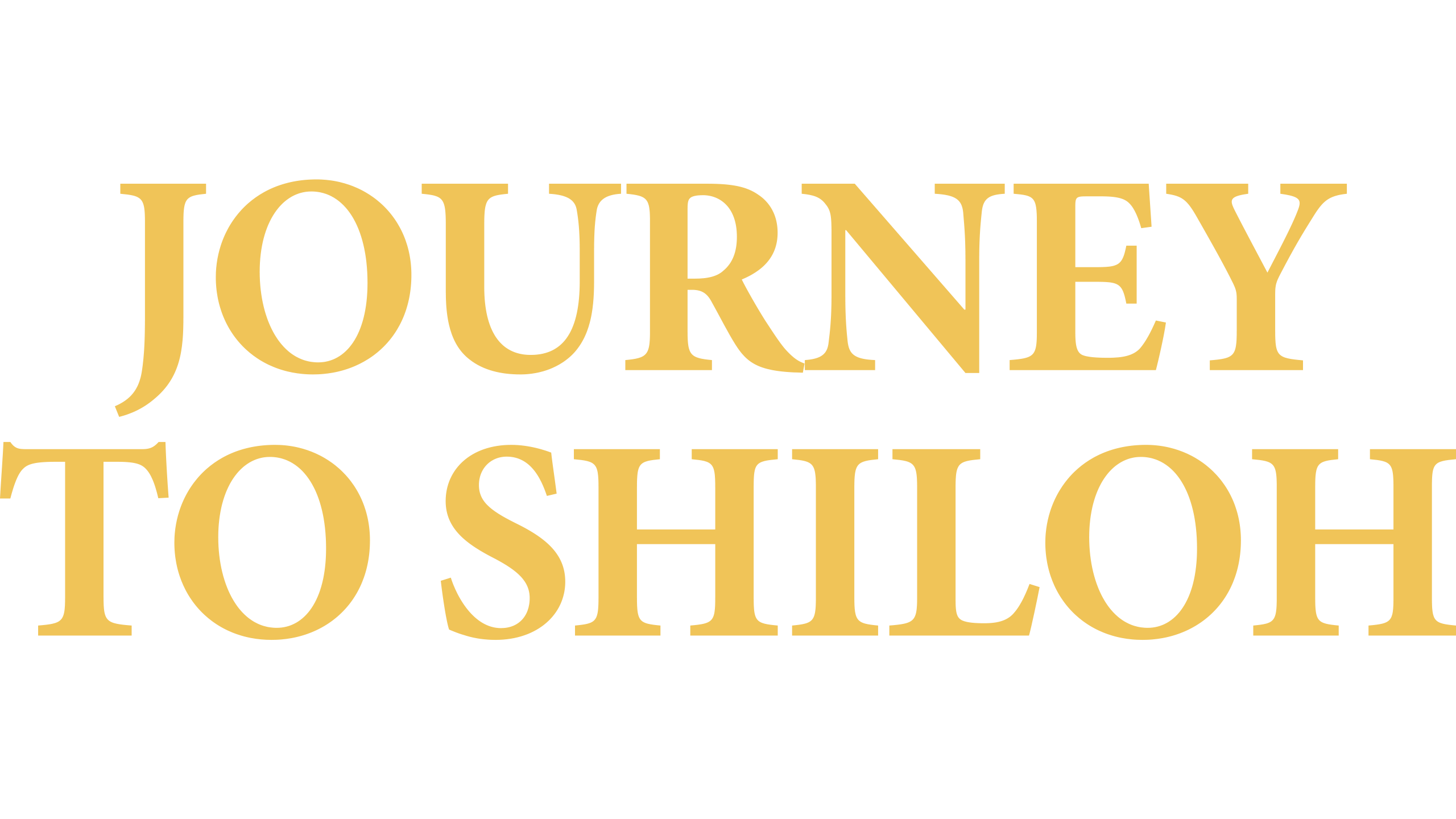 Journey To Shiloh