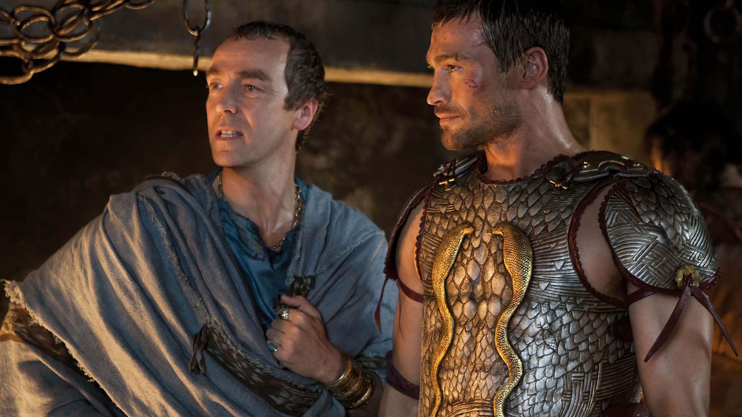 Watch Spartacus: Agron on STARZ, image size:2560x1440